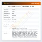 Hobart 18161 Thermostat KXT 3/16" X 12-1/4" 36" 175-500&deg;F