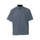 Allpoints 2126SLBK3XL KNG 3Xl Actv Chef Shirt Mens Slate/Black SS