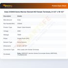 Duke 212944 Food Warmer Dome Element W/Female Terminals 8-1/2" X 16-1/2"