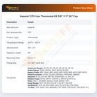 Imperial 1175 Fryer Thermostat RX 3/8" X 5" 36" Cap