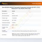 Bunn BU3024-0005 KP Thermostat Temperature Controller W/ 5/16" x 4 1/2" Bulb and 30" Cap, Bracket, Wire Leads