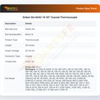 Ember Glo 8442-14 30" Coaxial Thermocouple