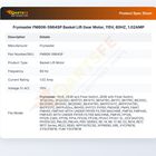 Frymaster FM806-5964SP Basket Lift Gear Motor 1.02A 115V 60Hz