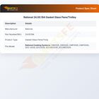 Rational 24.00.194 Gasket Glass Pane/Trolley