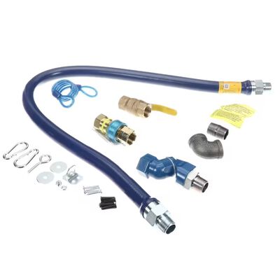 Dormont CAN1675KITS48 Gas Hose Blue Snap-Fast Swivel Max 3/4" X 48"