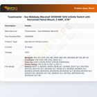 Toastmaster - See Middleby Marshall 3006098 120V Infinite Switch with Horizontal Palnut Mount, 5 AMP, 3/16"