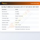 Star Mfg 2T-38968 Oven Thermostat K, 3/16" X 11"-5/8" CAP 42", 100&deg;F-450&deg;F
