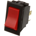 Intermetro RPC13-127 Rocker Switch SPST Red 7/8" X 1-1/2" On/Off