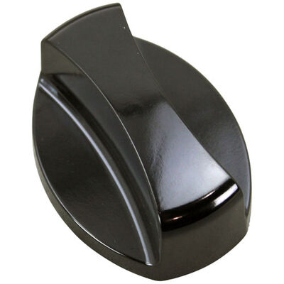 Garland GL4522585 Open Burner Knob Black 1/4" D-Stem 2.5" X 2"