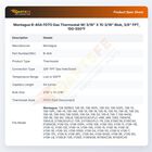 Montague B-40A FDTO Gas Thermostat W/3/16" X 15-3/16" Blub 3/8" FPT 150-550&deg;F