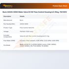 Bunn 42025-0000 Water Valve Kit W/ Flow Control Housing & O-Ring, 110/120V