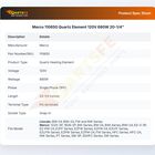 Merco 110650 Quartz Element 20-1/4" 680W 120V