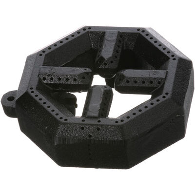 Dynamic Cooking Systems 12000-1 Cast Iron Top Burner 6-1/4" Including Moutin Ear, 6" DIA, 8 Sided, 4-1/8" Burn