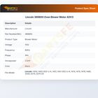 Lincoln 369800 Oven Blower Motor ADV3