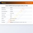 Garland 1466002 Pilot Assy W/ Igniter & Orifice, 24" Wire