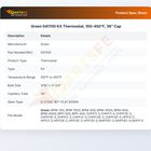 Groen 041700 KX Braising Pan Thermostat 100-450&deg;F 36" CAP