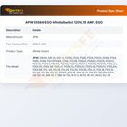 APW 55564-EGO Infinite Control Switch 120V