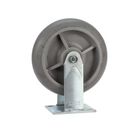 Carter Hoffmann 18301-8314 Caster 8" Grey Rigid Rubber Perfo