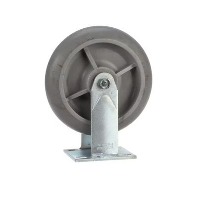 Carter Hoffmann 18301-8314 Caster 8" Grey Rigid Rubber Perfo