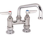 T&S Brass B0228 4" Deck Faucet , 6"Spt,Leadfree