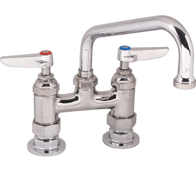T&S Brass B0228 4" Deck Faucet , 6"Spt,Leadfree