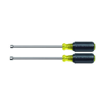Klein Tools 646M Nut Driver Set with Magnetic 6-Inch Shafts, 2-Piece