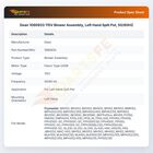 Dean 1060933 Blower Assembly Left Hand 115V