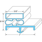 Delfield MCC-606 23" x 60.5" Gray Rubber Magnetic Door Gasket