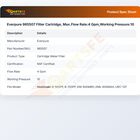 Everpure 965507 Filter Cartridge Max Flow Rate 4 Gpm Working Pressure 10