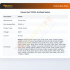 Vulcan Hart 111503-4 Infinite Switch