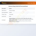 American Range A32012 BJThermostat  Bezel