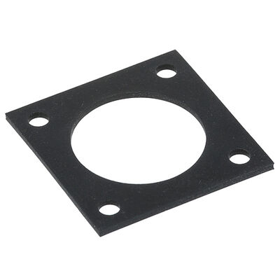 Champion 108345 3" SQ Black Rubber Flange Gasket, 2.25" Mount Hole Centers