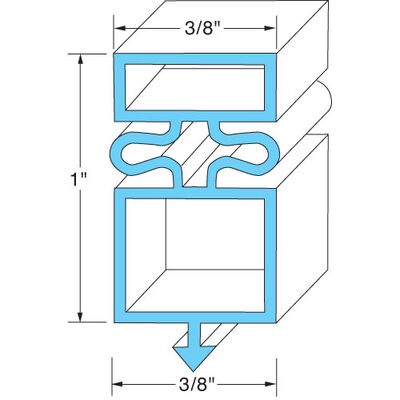 True E810778 Door Gasket- 27-5/8