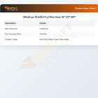 Ultrafryer 12A454 Fry Filter Hose 10' 1/2" NPT