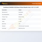 Southbend 1046599 Oven Blower Wheel CCW 9-3/4" X 5/8"