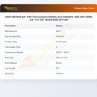 APW 1487000 Thermostat 200&deg;F-400&deg;F 3/8" X 5-1/8" 24" CAP S-Type