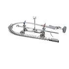 T&S Brass B-0133-CR-B Pre-Rinse Unit 8" Wall Mount Mixing Faucet Easy Install