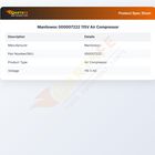 Manitowoc 000007222 Ice Machine Air Compressor 115V