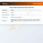 Hobart 424194-1 Ignitor/Flame Sensor Assembly