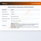 Garland 222106-1 Infrared Burner 27-1/4" X 6-3/4"
