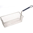Garland GL1069900 Twin Fryer Basket 17-1/8" L X 8-1/4" W X 6" H Font Hook Blue Plastic Coated Handle