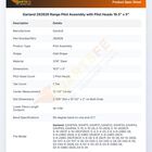 Garland 282626 Range Pilot Assembly with Pilot Heads 19.5" x 5"