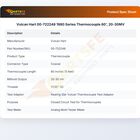 Vulcan Hart 00-722248 1980 Series Thermocouple 60' 20-30MV