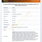 Frymaster 8070870 Natural Gas Valve 1/2" FPT 3.5" WC 24 VAC/12 VDC