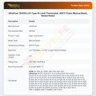Ultrafryer 19A193 Fryer Hi-Limit Safety Thermostat W/Manual Reset 450&deg;F Fixed LCH