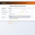 Blodgett 17946 Oven Door Roller Catch