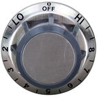 Wells 60498 Thermostat Dial Grey & Silver 2-3/8" DIA