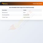 Bunn BU28081.0001 Frozen Beverage Dispenser Auger Drive Shaft Assembly