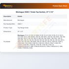 Montague 3580-7 Grate Top Section, 31" X 12"