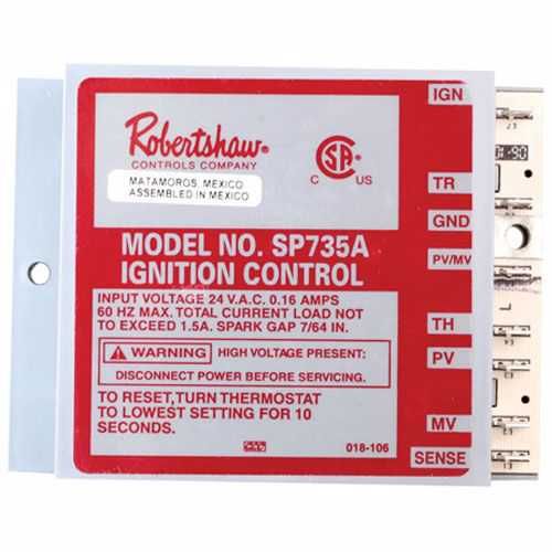 Frymaster 8073563 Fryer Ignition Module 60Hz 24V